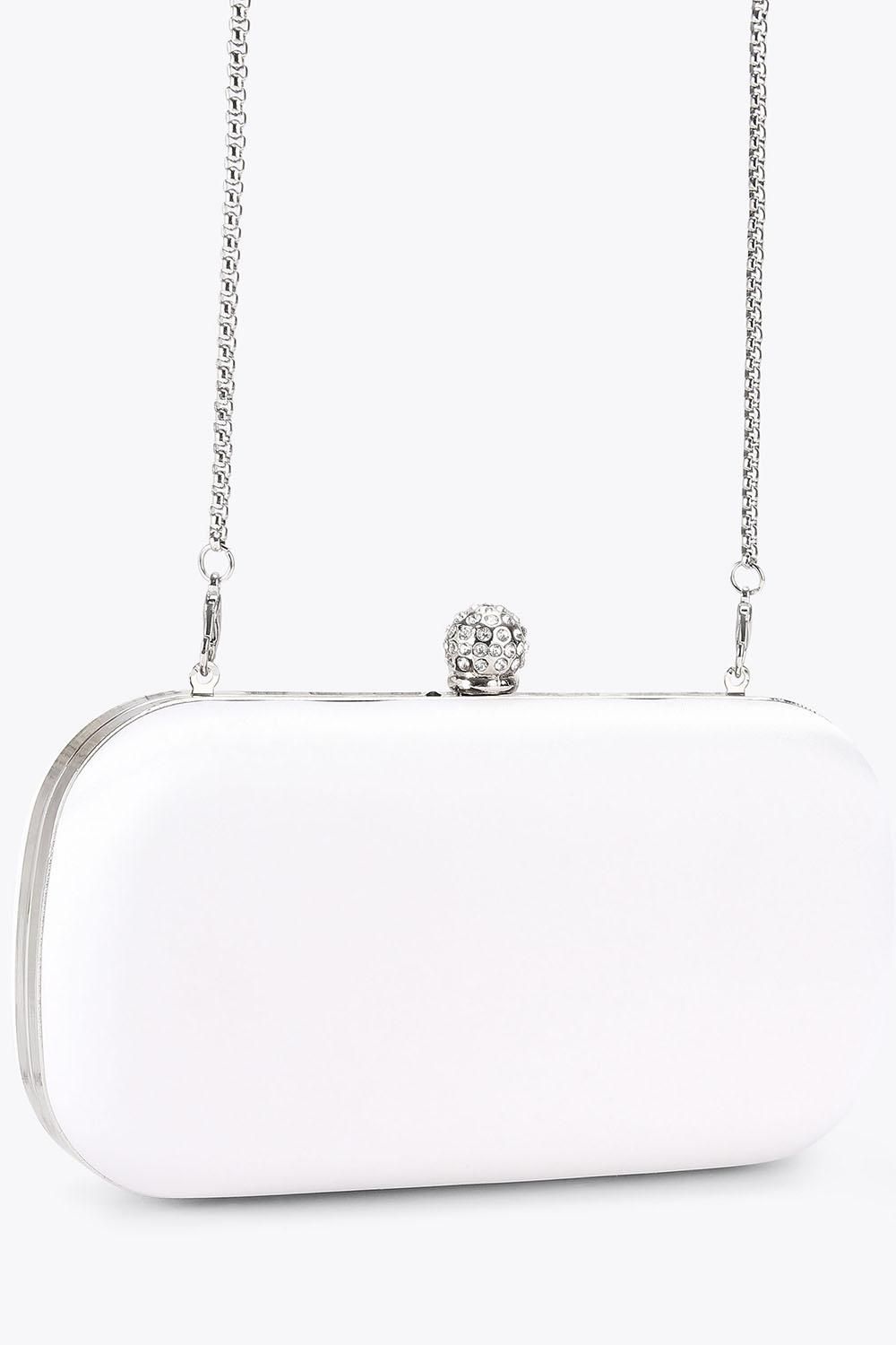 Carvela Cecilia Hard Clutch' Satin Bag