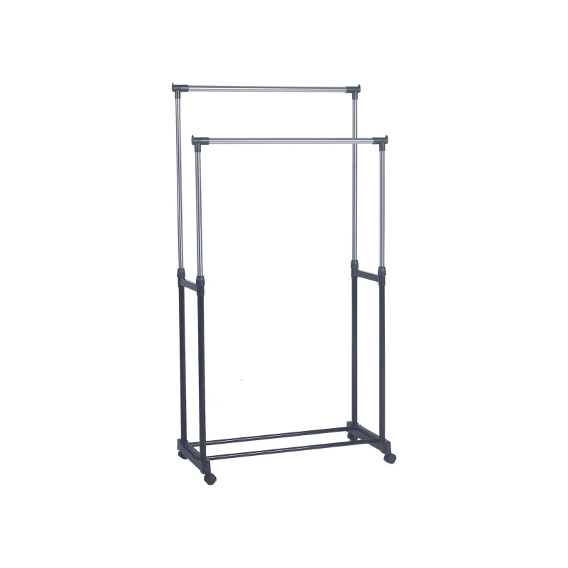 Penderie sur roues double 160 x 84,5 x 43 cm CASIBEL