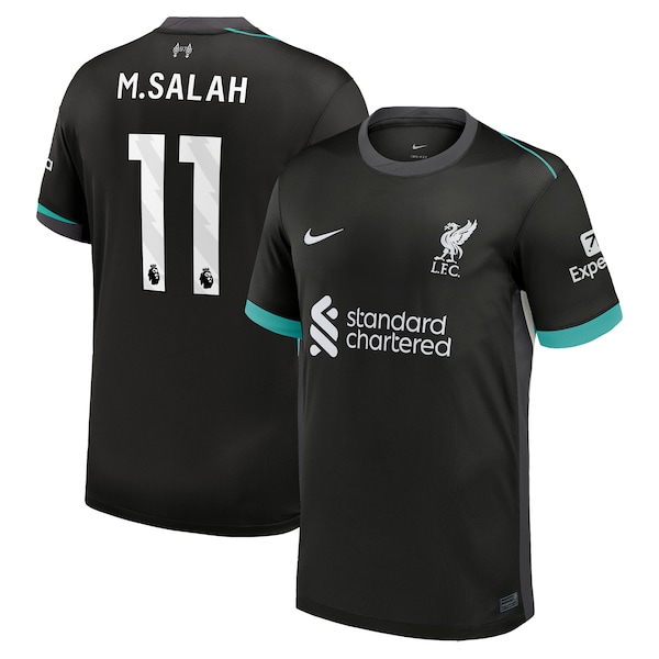 Mohamed Salah Liverpool Nike 2024/25 Away Replica Jersey - Forest Green