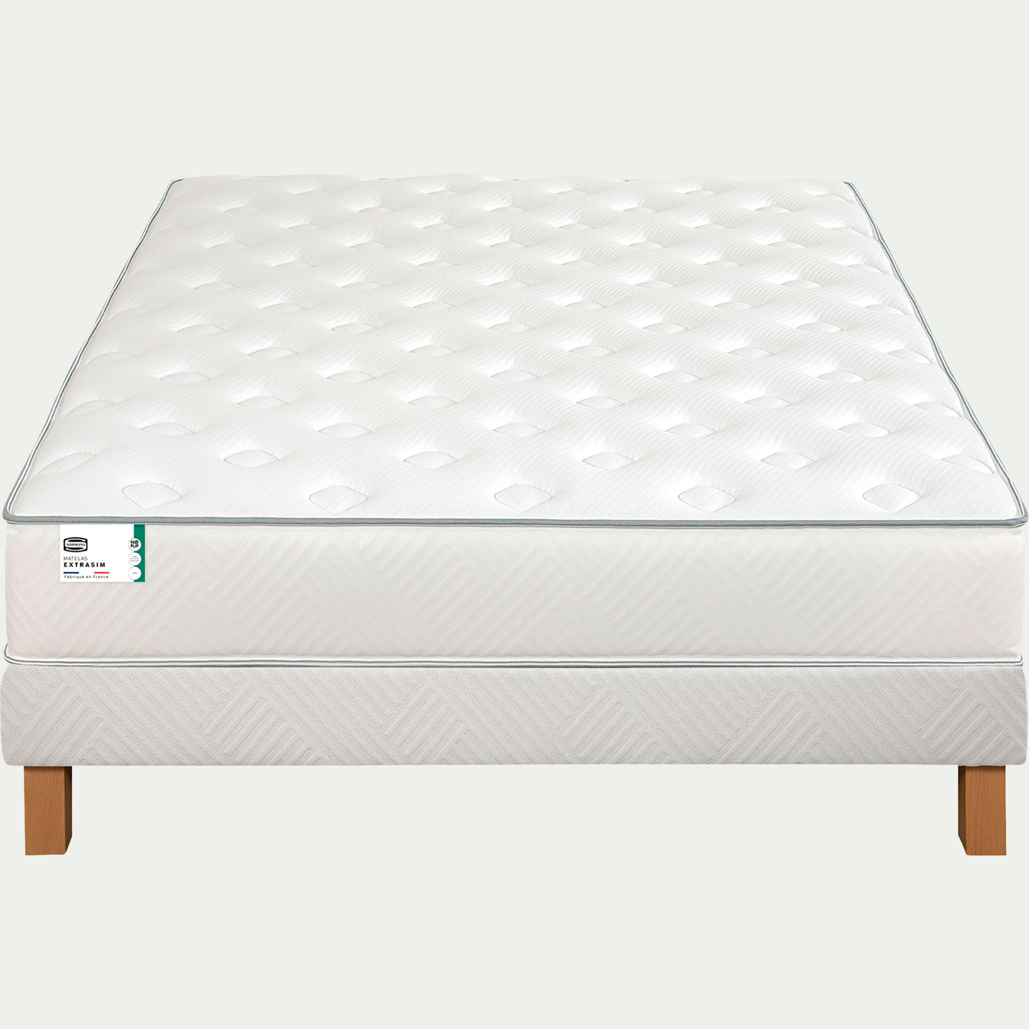 SIMLAT - Sommier tapissier Simmons 15 cm - 140x190 cm