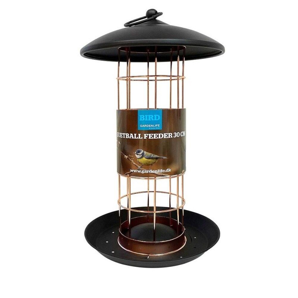 FUGLEMATER GARDEN LIFE FOR MEISEBALLER SVART/KOBBER Ø16,5X30 CM