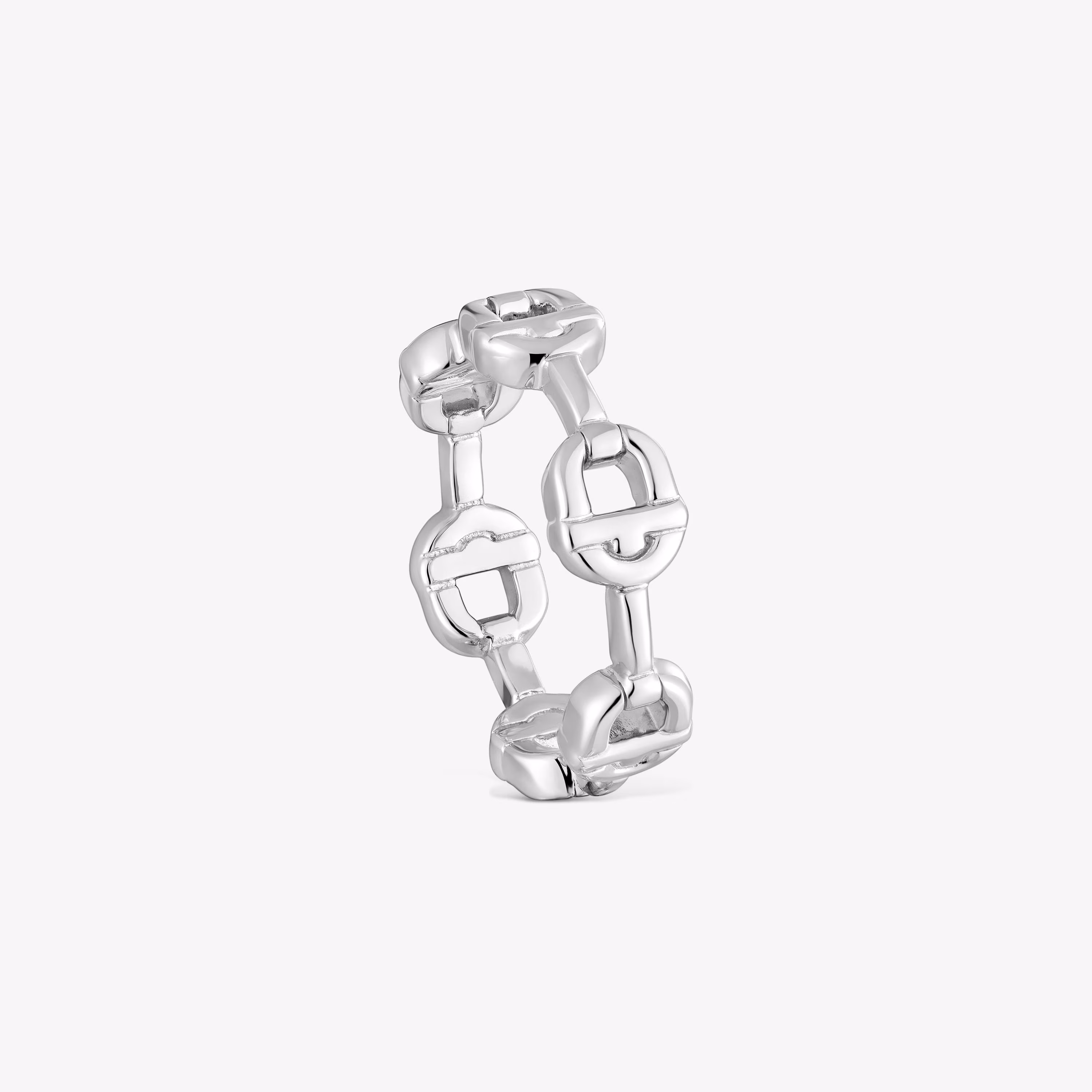 Anillo logo de plata TOUS MANIFESTO