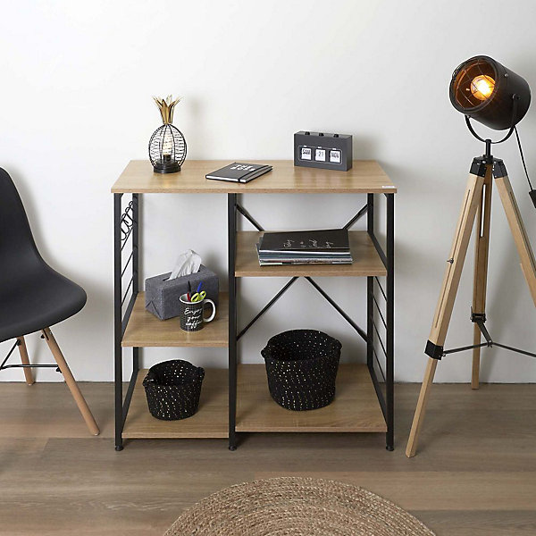 Etagère de cuisine en bois et métal Stan