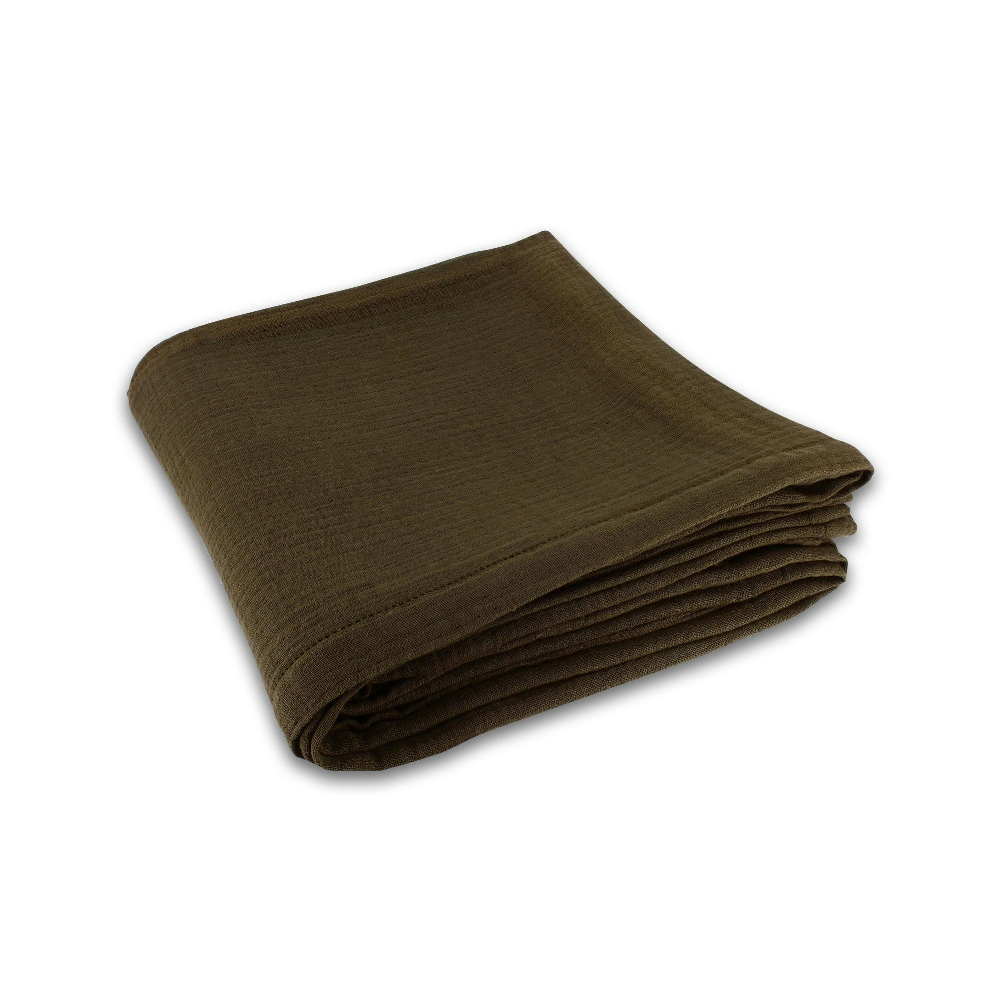 ORIGIN - Nappe en coton kaki 150x250cm