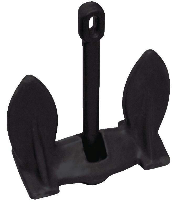 Leopard Cast Iron Navy Anchor, Grey, Assorted Sizes