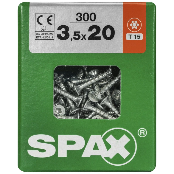 Universalschraube, 3,5 mm, Stahl, 300 Stk., TRX 3,5x20 L