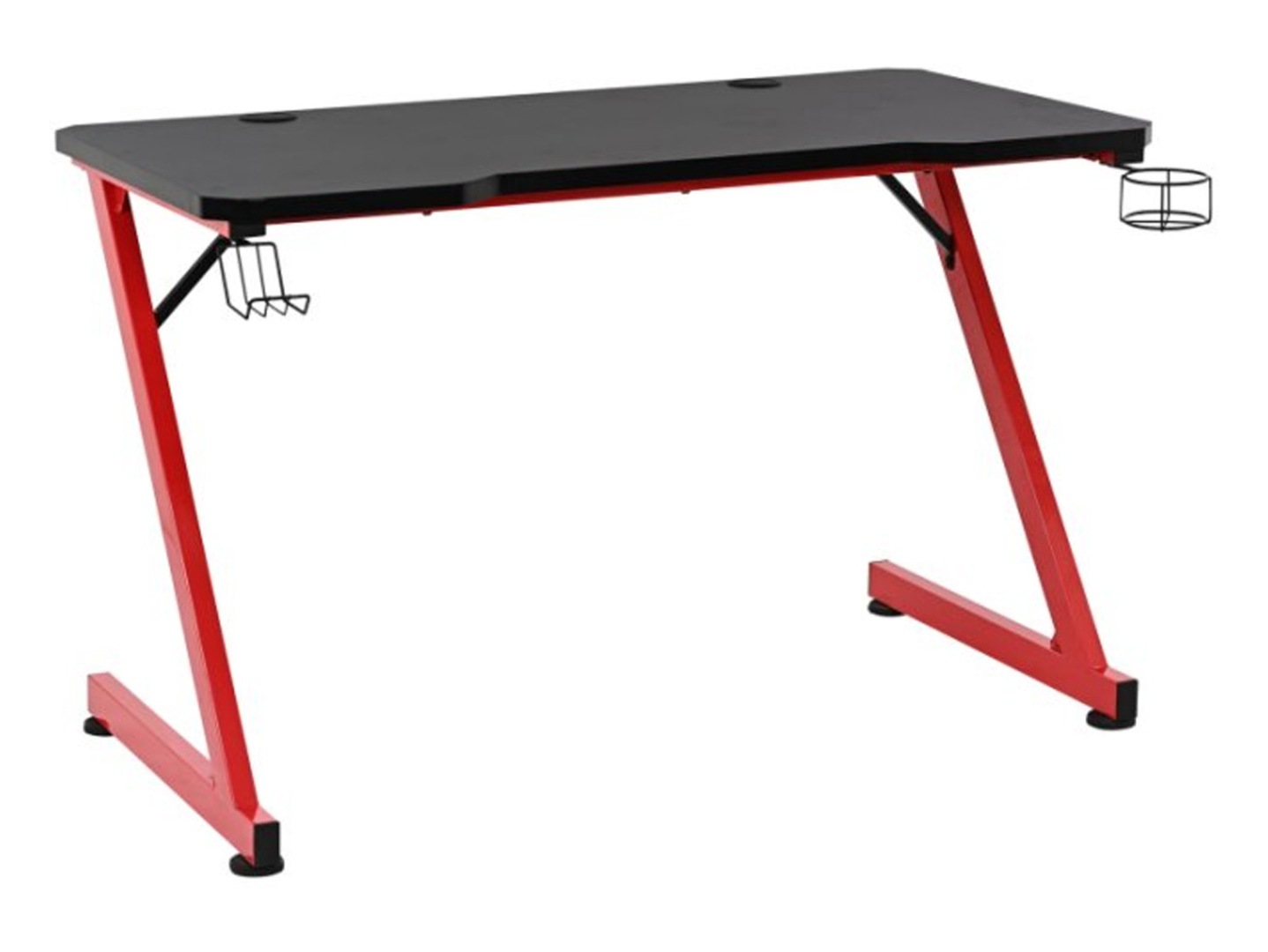 Biurko gamingowe Graz 120 cm czarno-czerwone