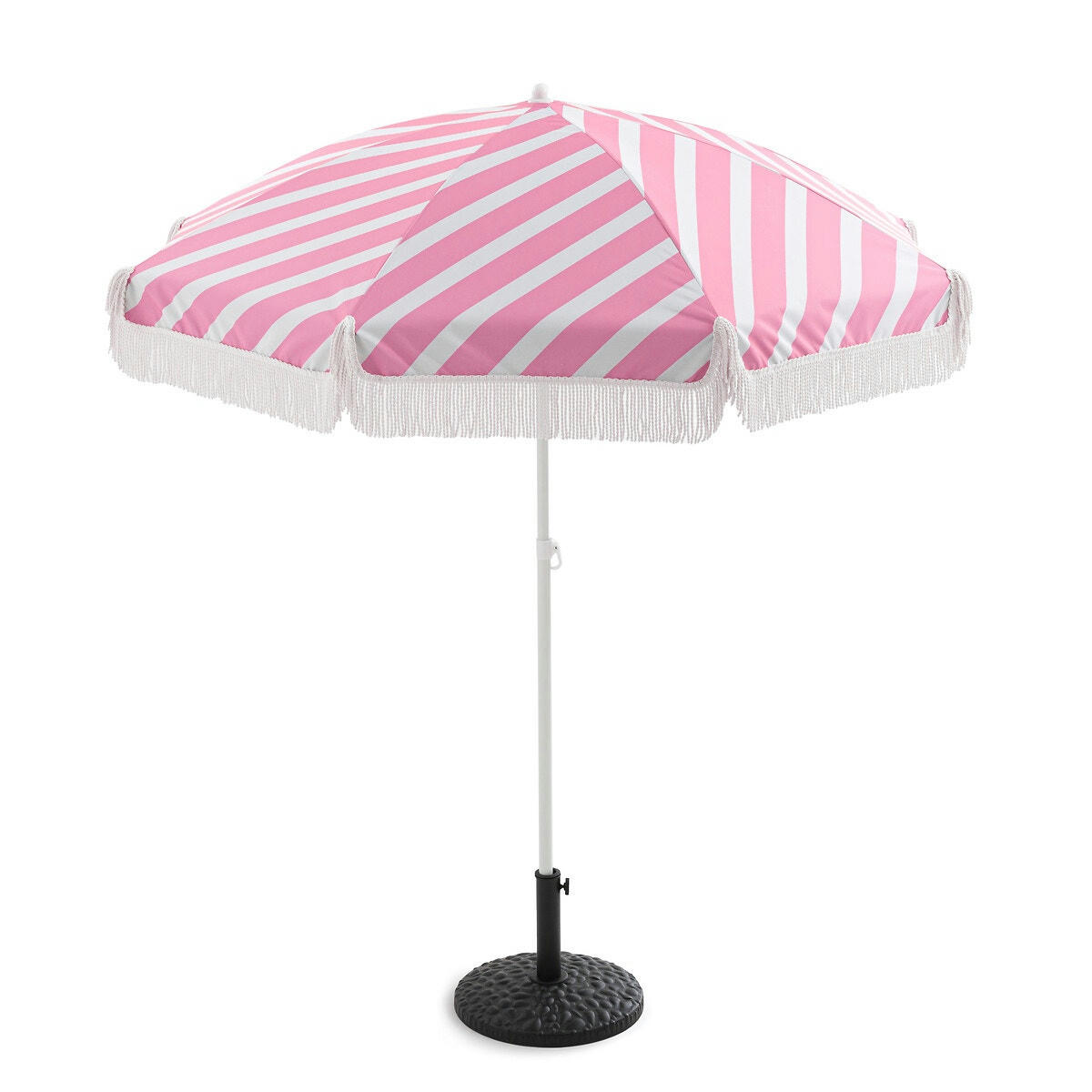 Parasol rayé bicolore