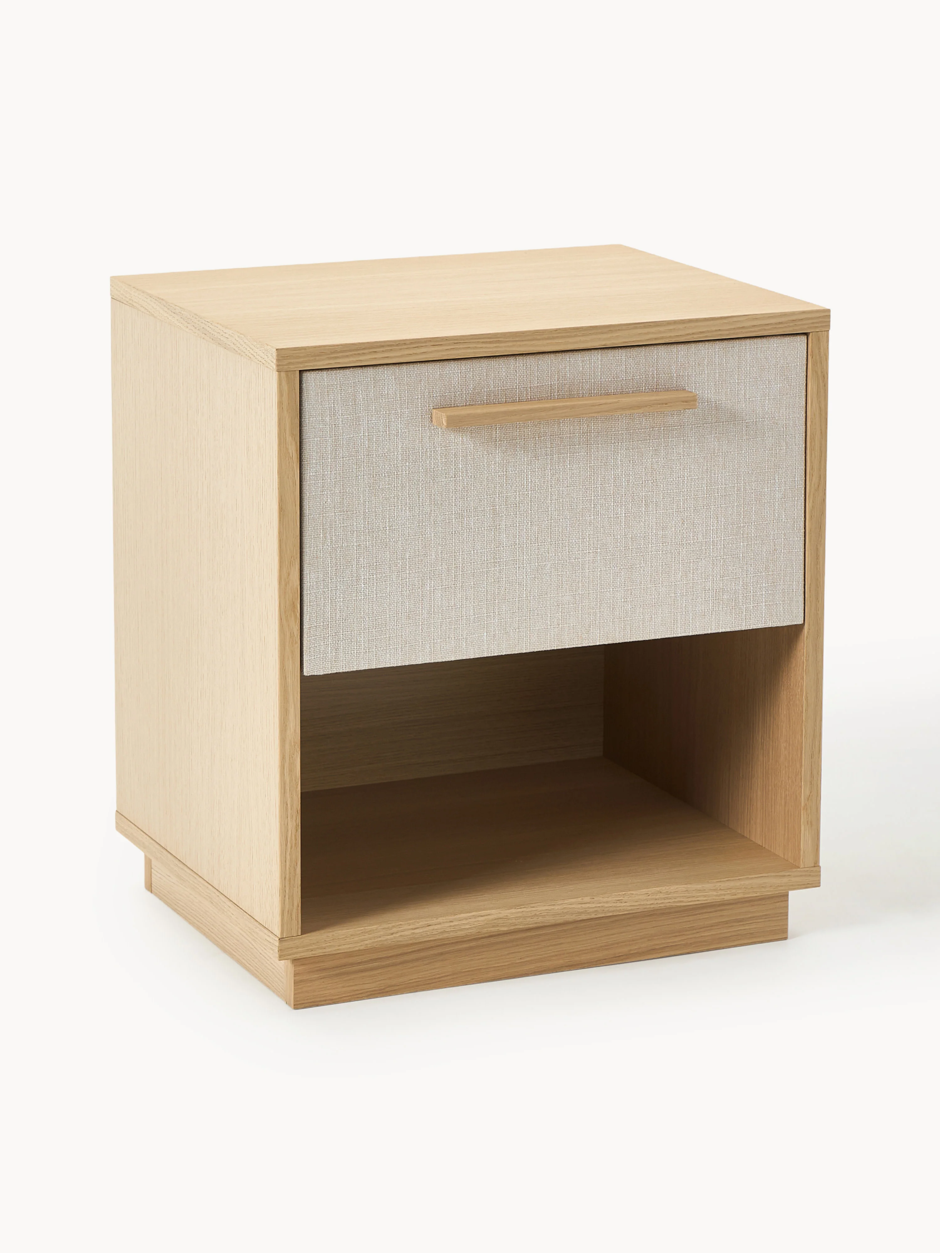 Holz-Nachttisch Wisp mit gepolsterter Front