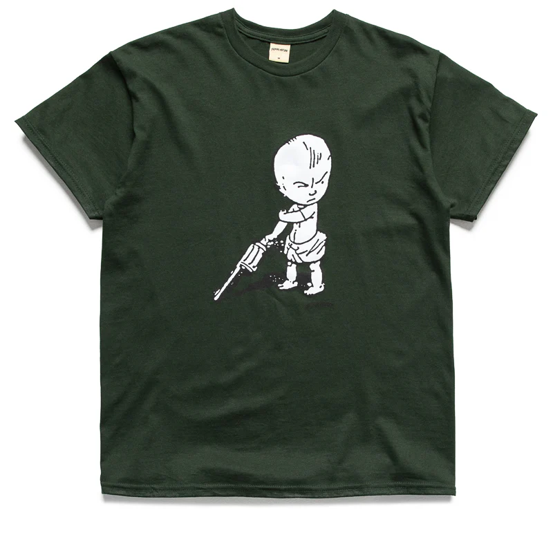 Fucking Awesome Gun Baby Tee - Forest Green