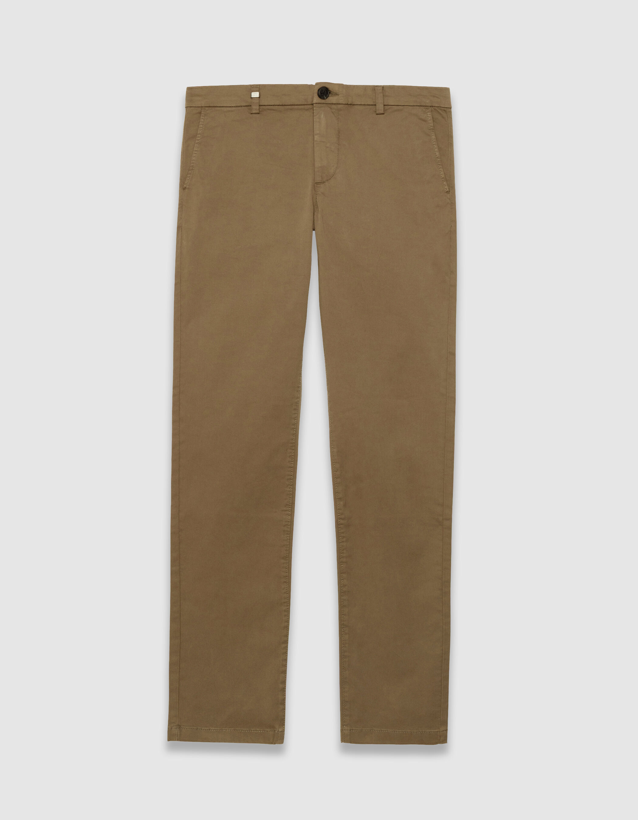 Pantalon chino slim beige foncé Homme