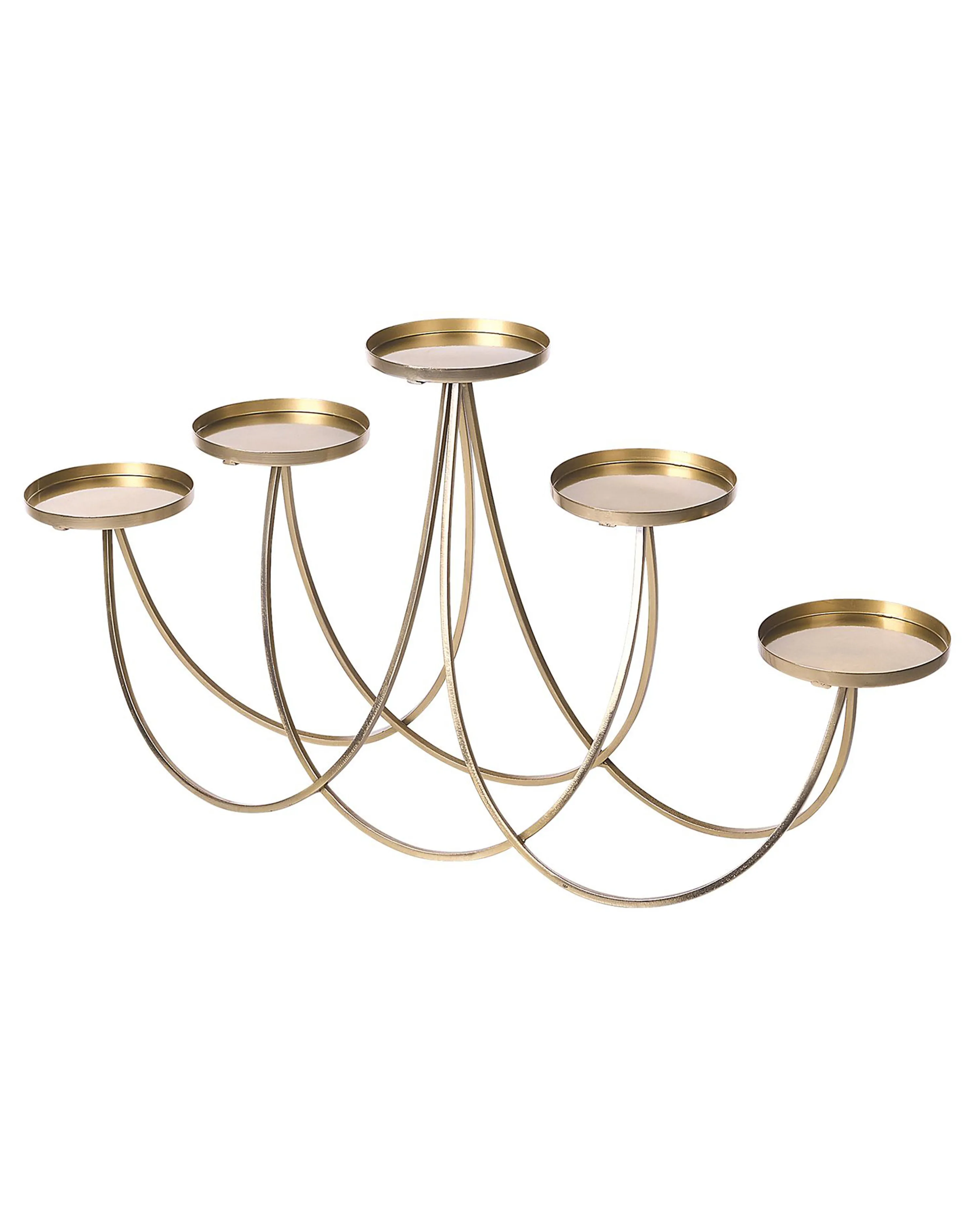 Candle Holder BUARAN Metal 38 cm Gold