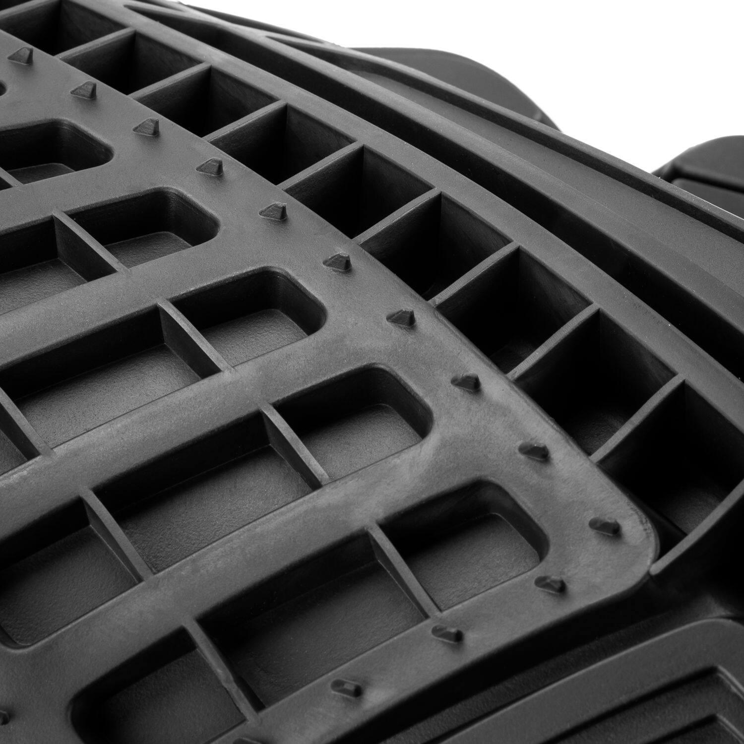 Rubbermaid Heavy Duty Car Floor Mat, Black, 2-pk