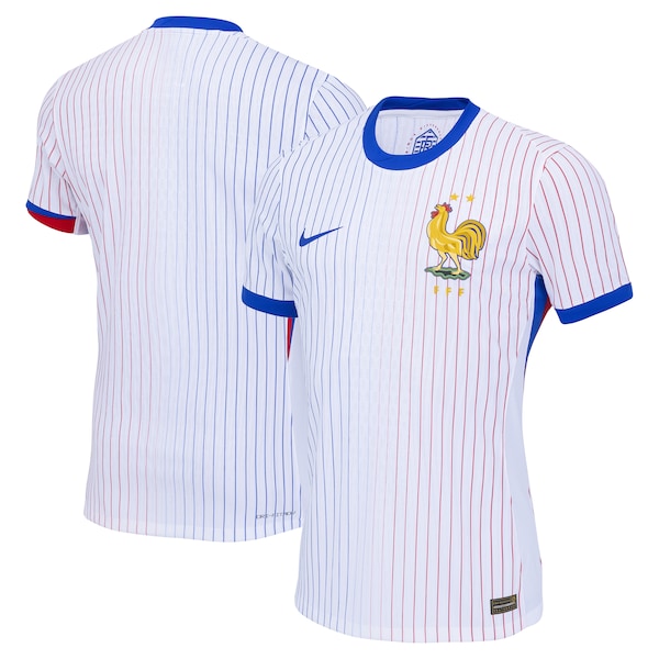 France National Team Nike 2024 Away Authentic Blank Jersey - White