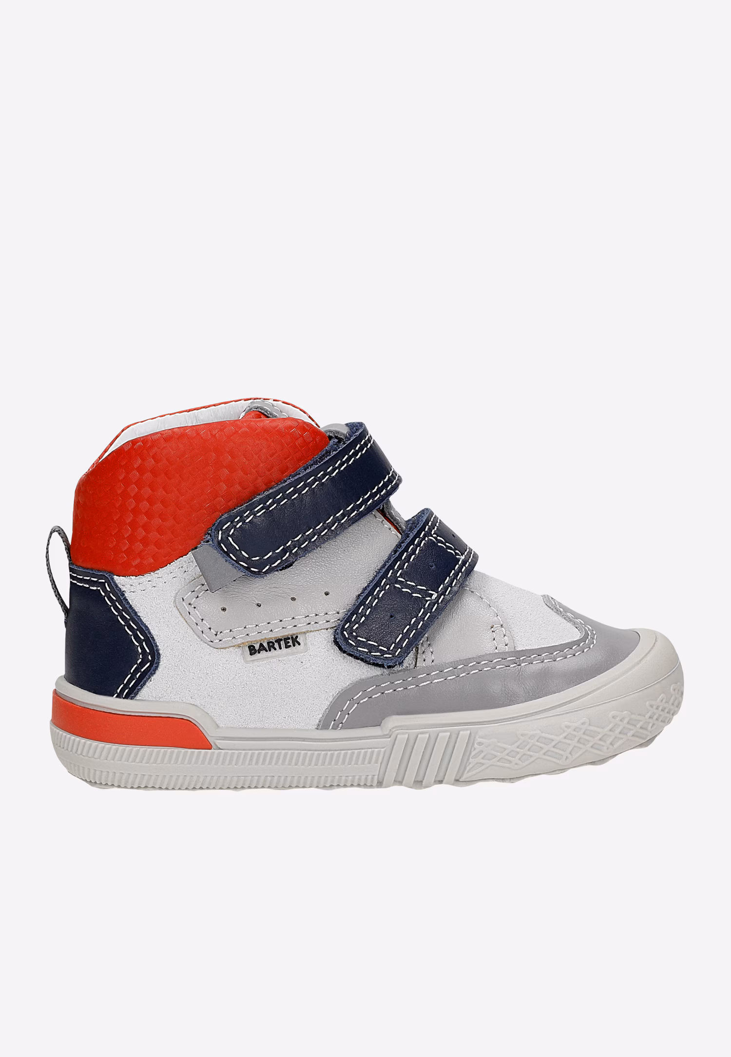Sneakers BARTEK 21704-035, dla chłopców, biało-granatowy
