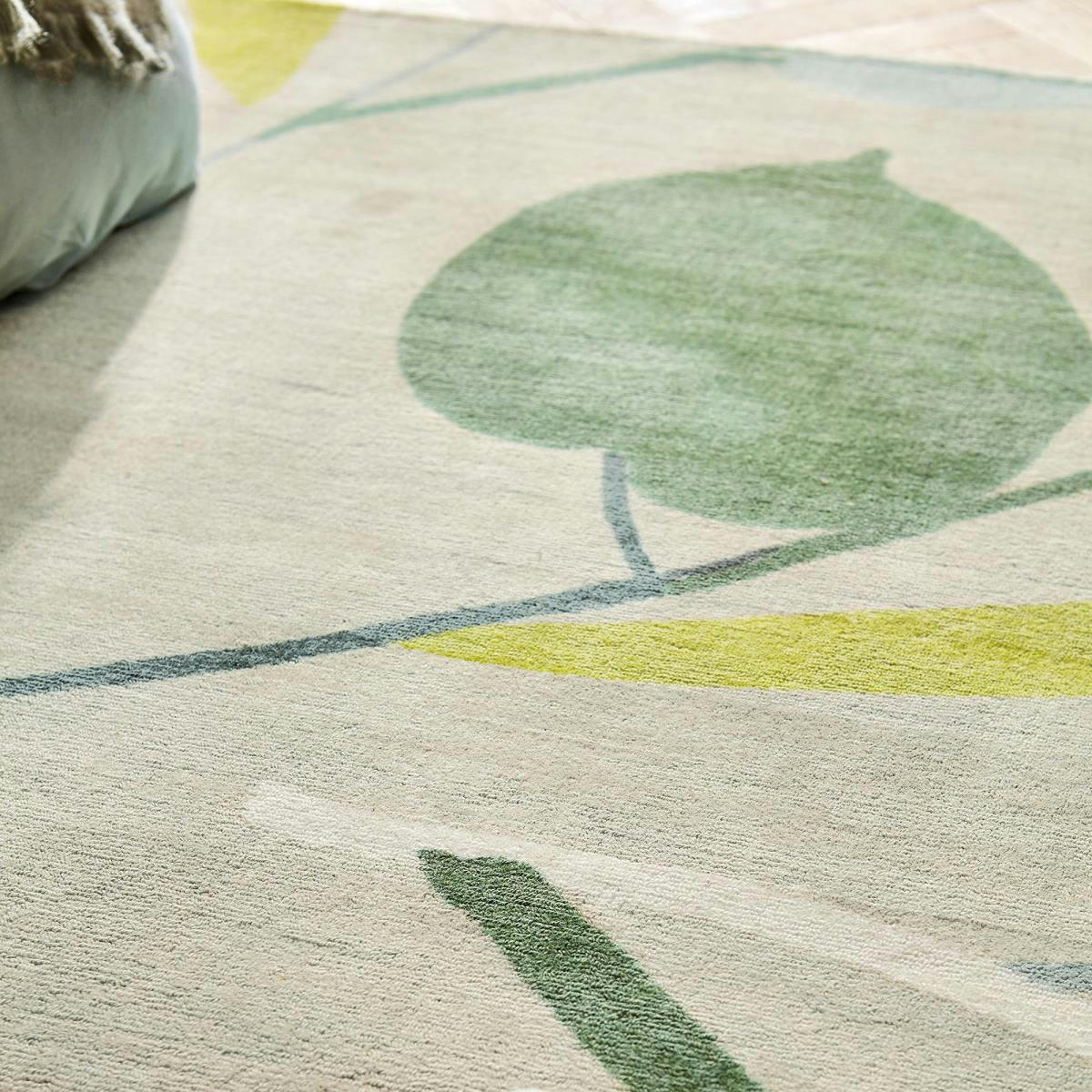 OXALIS - Tapis salon beige 120x180