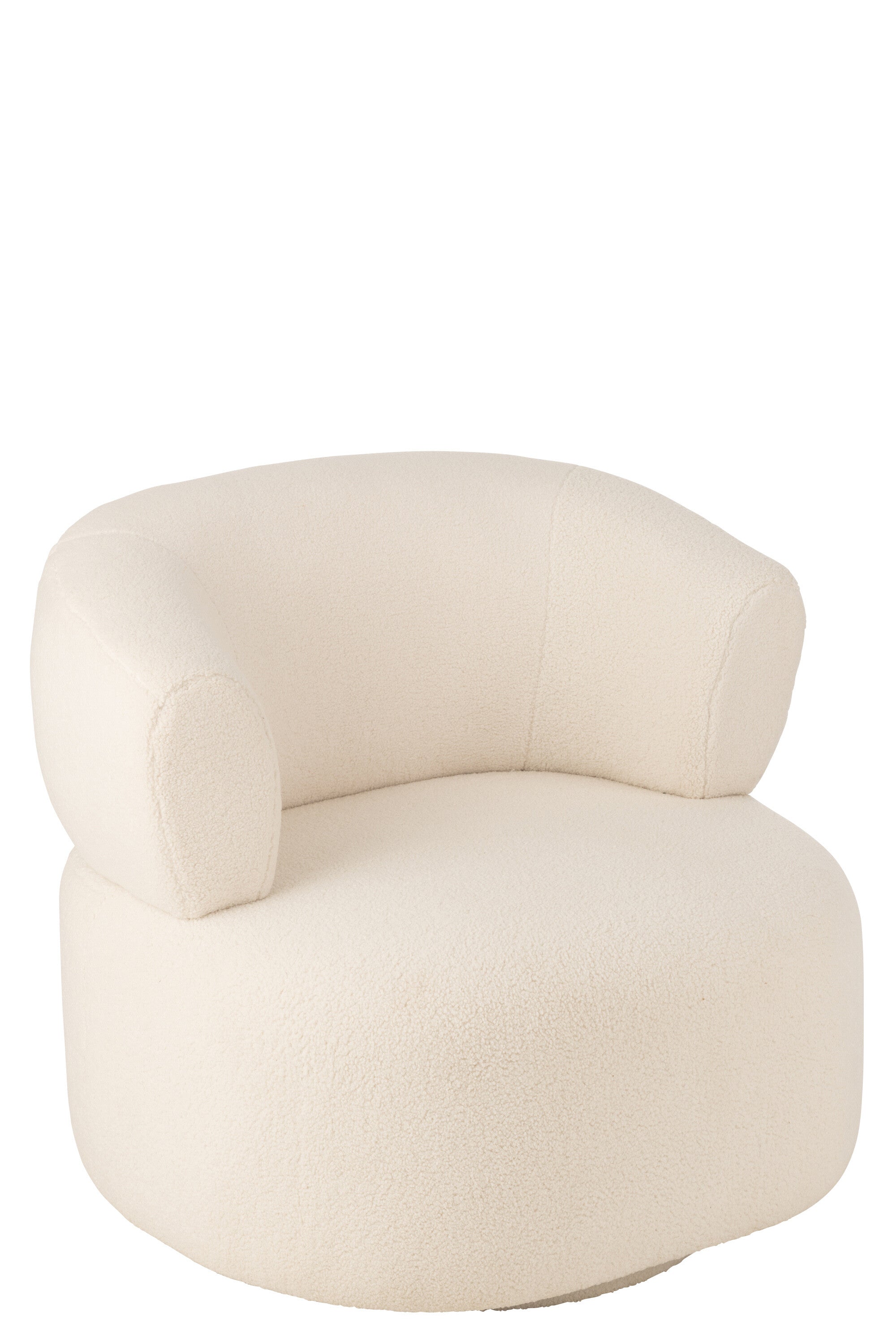 J-Line loungestoel Universe - schuim/stof - wit