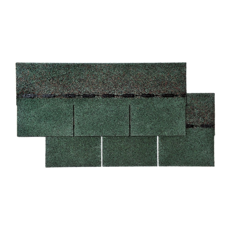 Toiture Easy shingle rectangulaire verte 2 m²