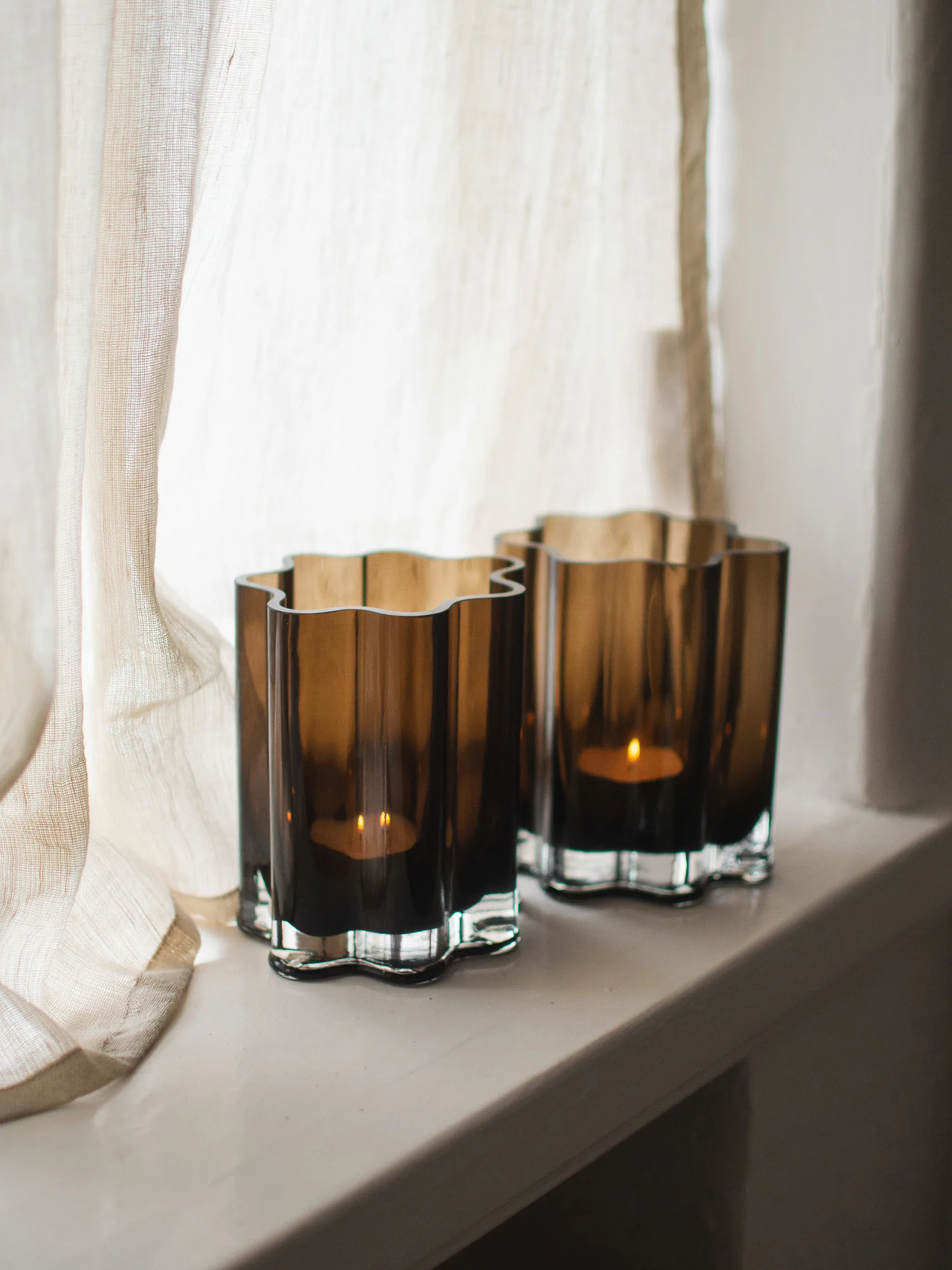Kerzenhalter Filter aus Glas