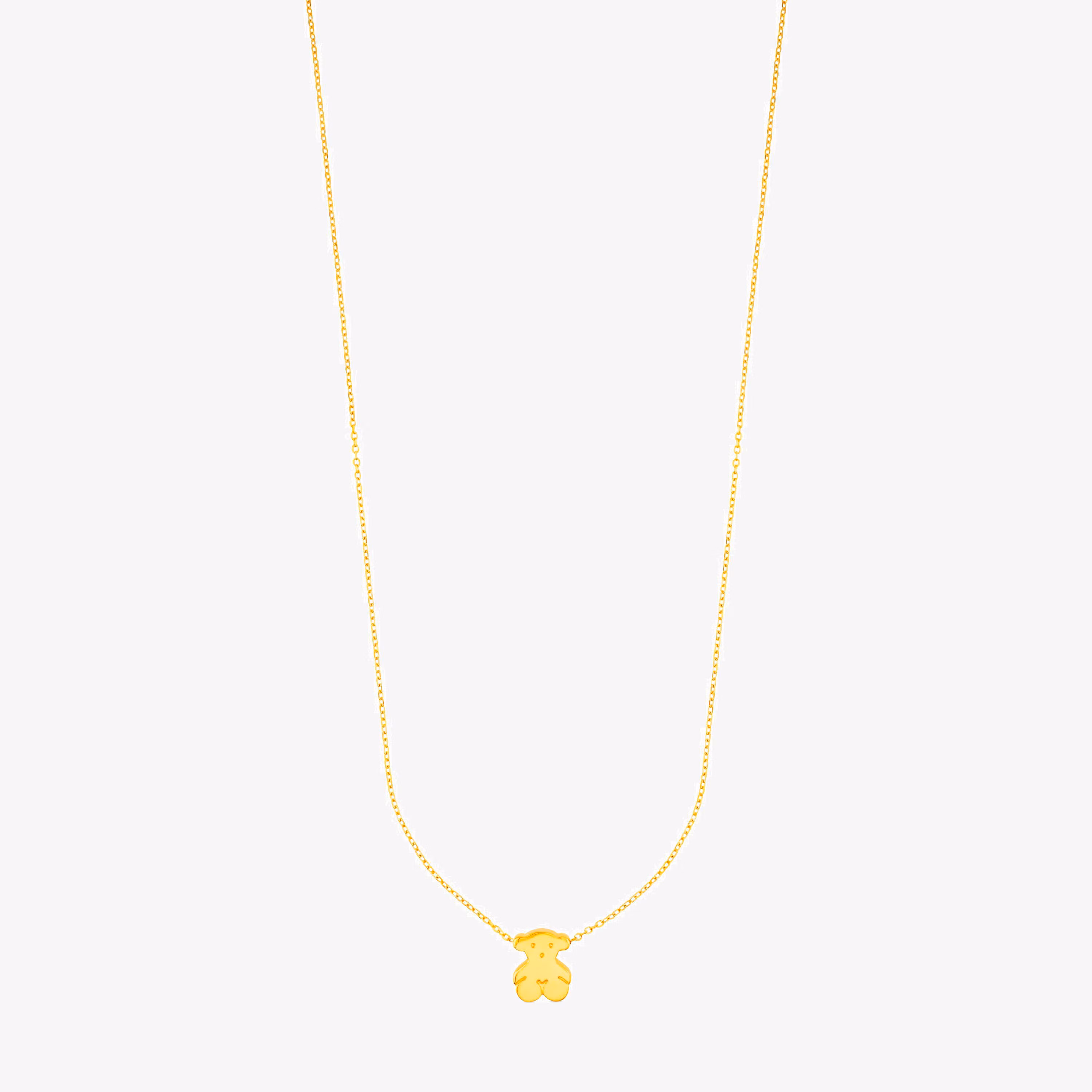 Collar de oro motivo oso Sweet Dolls
