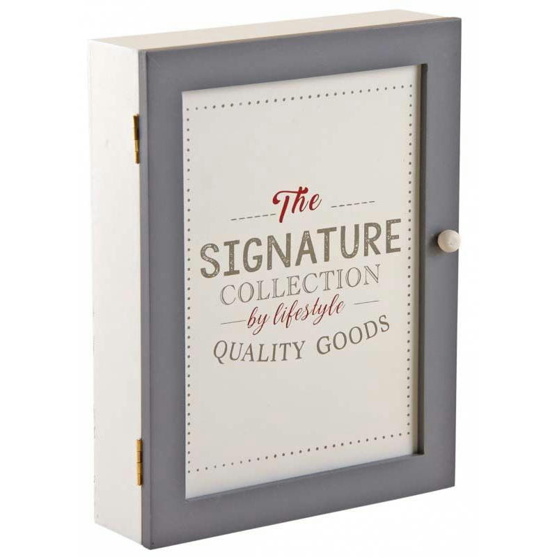 - Boîte à clés en bois laqué the signature collection