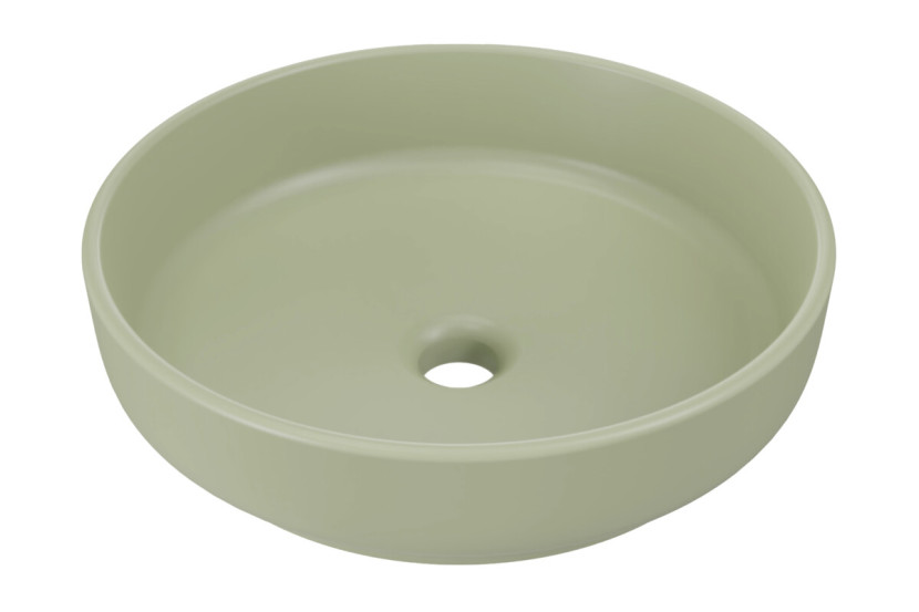 Umywalka nablatowa river 1 olive green matt un 40 ( e-6595 )