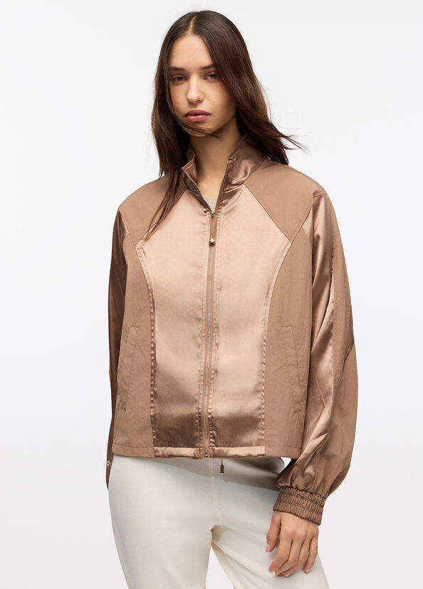 Bomber in raso