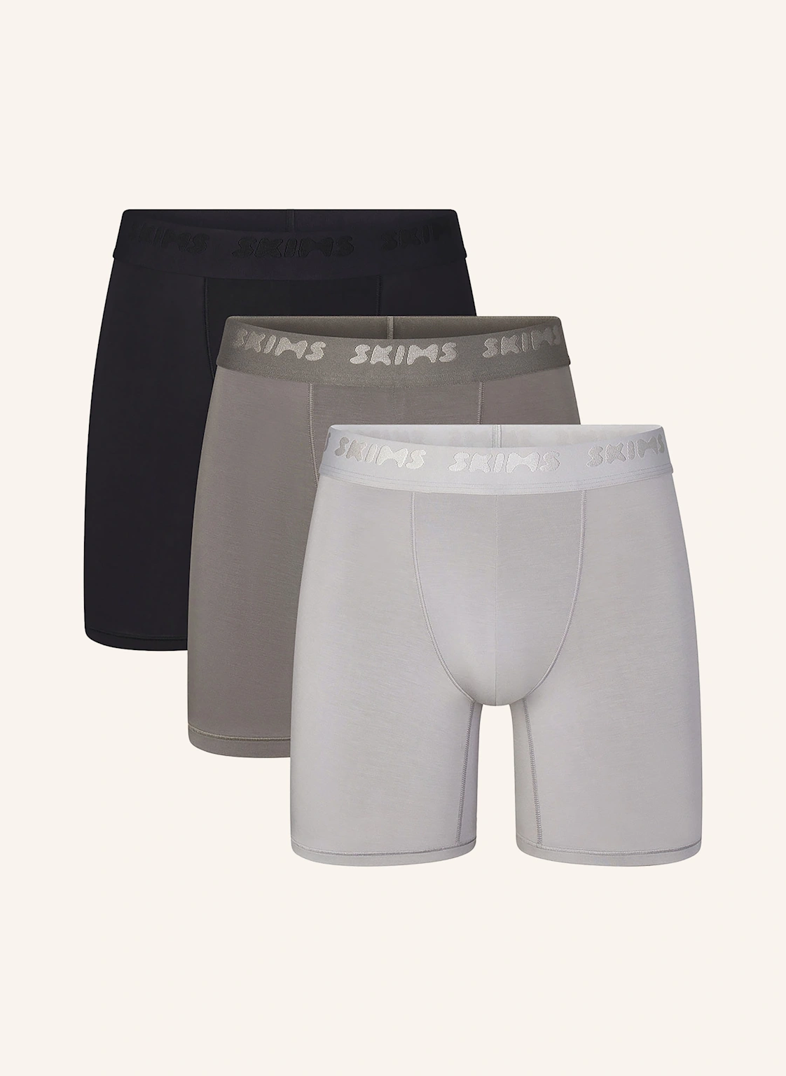SKIMS 3er-Pack Boxershorts SKIMS STRETCH