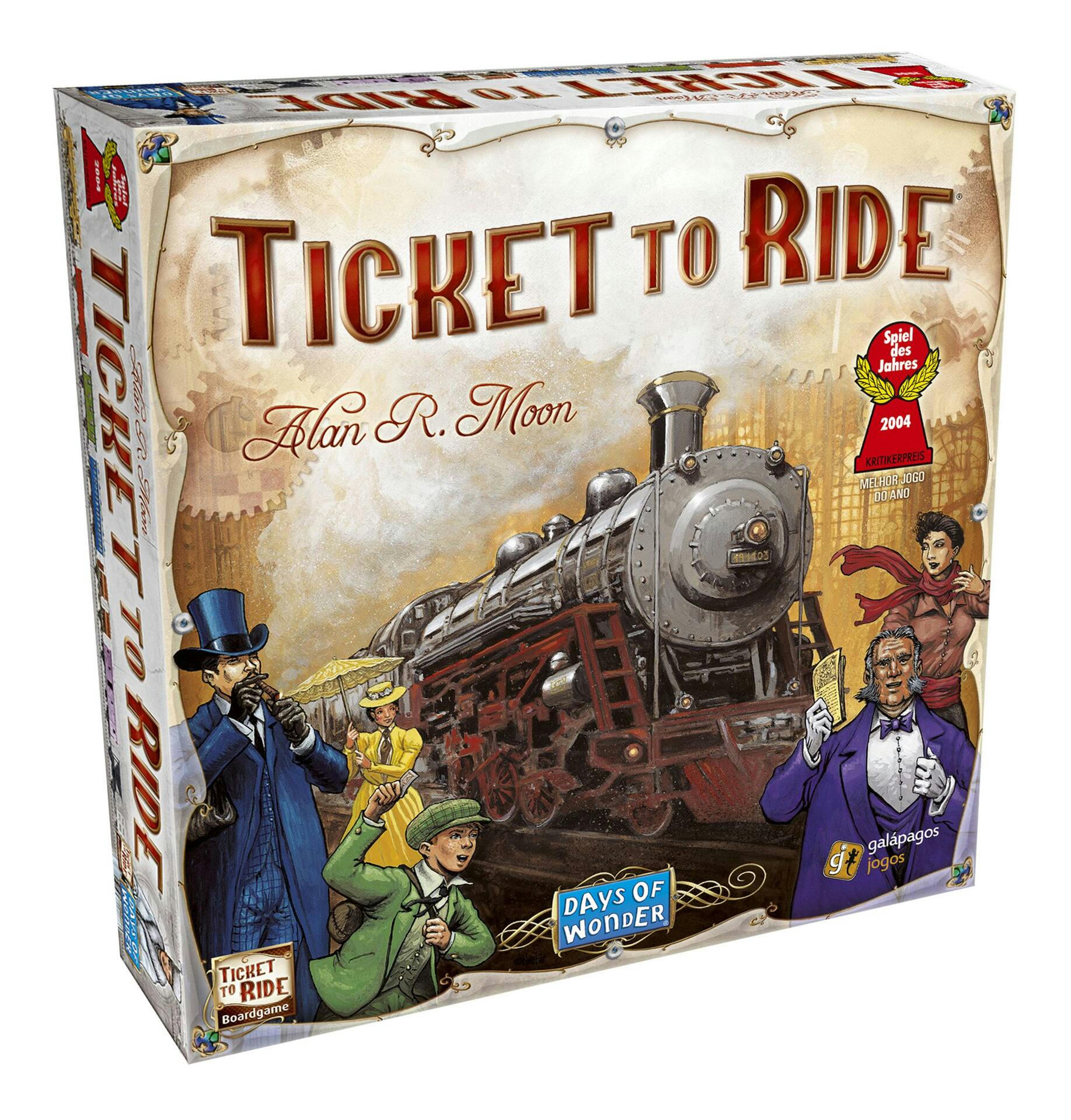 Days Of Wonder Ticket To Ride, Railway Train Adventure Family Board Game Set, Ages 7+