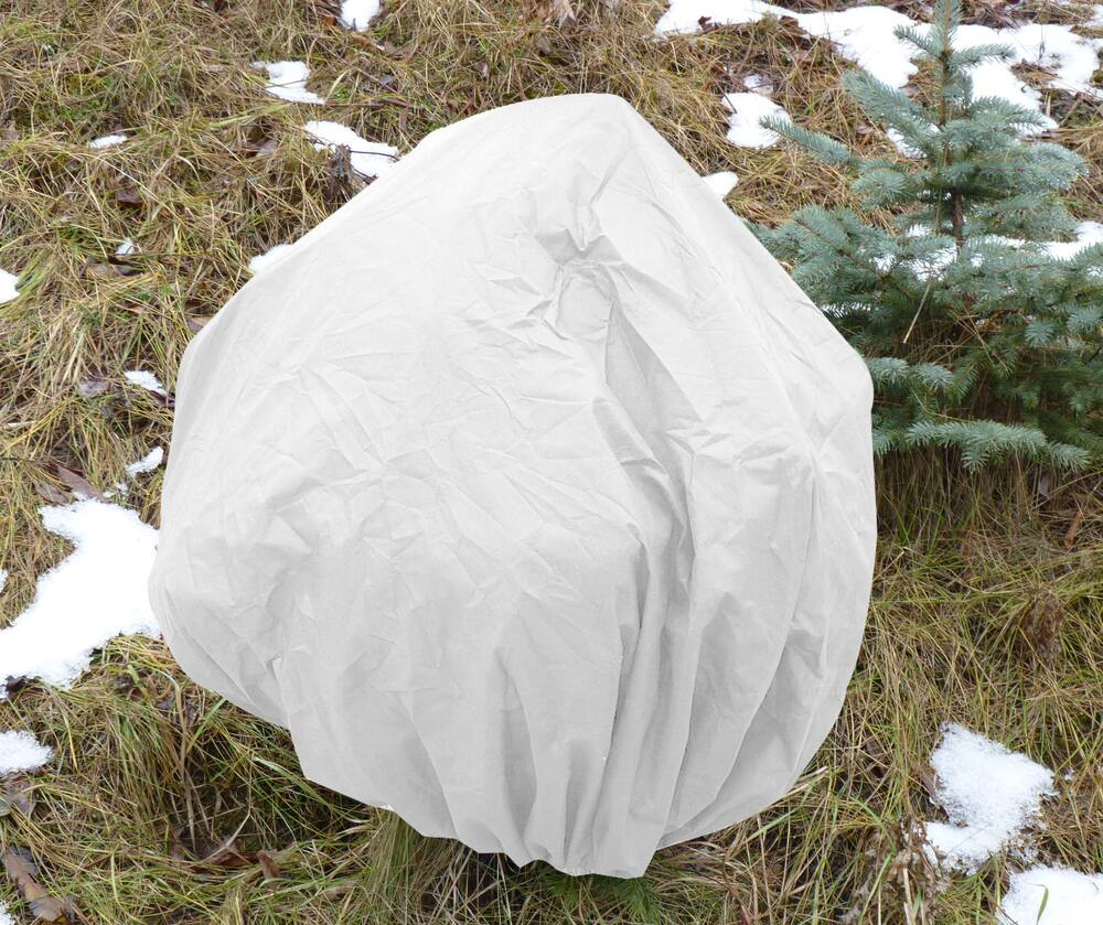 NuVue Winter Wrapz Round Tree & Shrub Cover, 8-ft, White