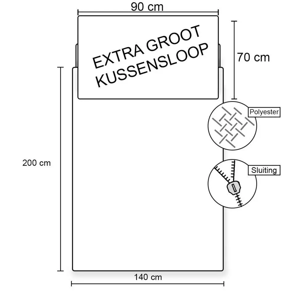Gabby's Dollhouse Dekbedovertrek Bubbles - 140 x 200 cm - Polyester