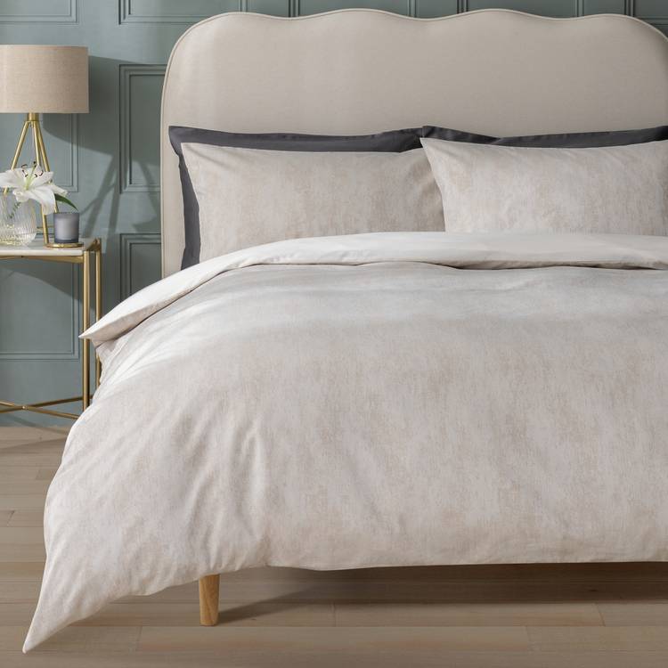 Habitat Metallic Jacquard Cream Bedding Set - Single