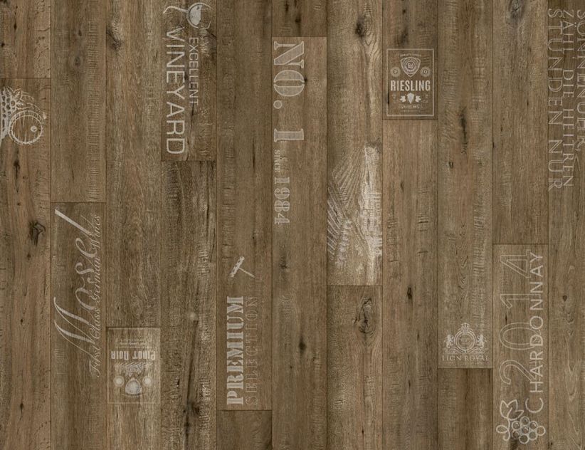 PVC Armsheim Eiche Braun 2m