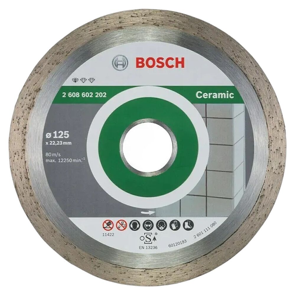 DIAMANTSKIVE BOSCH STD CERAMIC 125X22,23MM