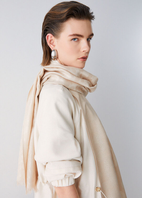 Stola jacquard
