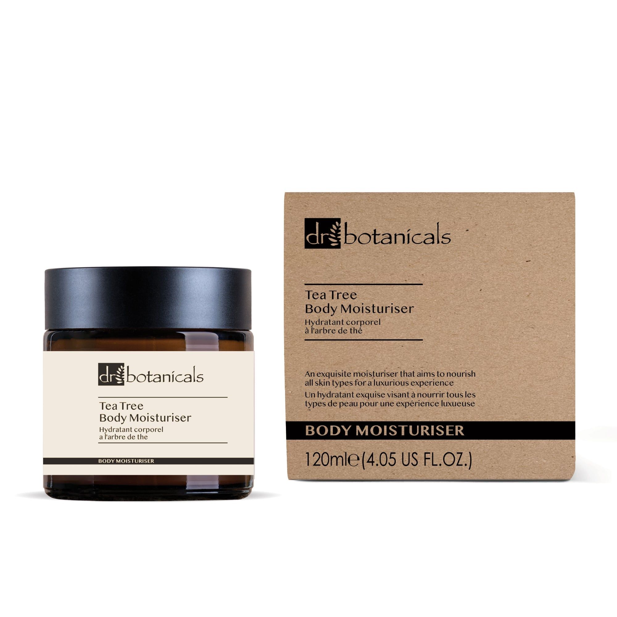 Dr. Botanicals Eucalyptus & Tea Tree Body Moisturiser 120ml x 2 Duo Pack