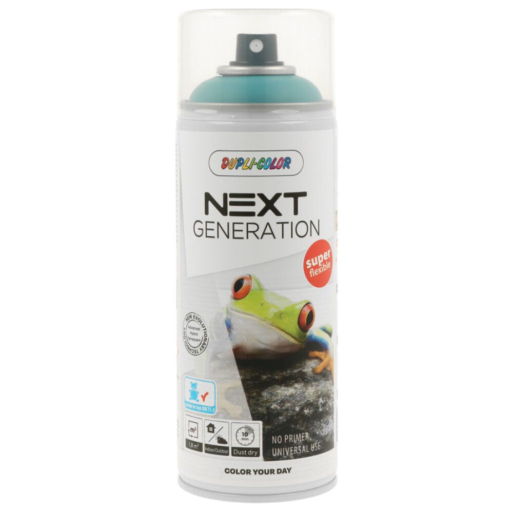 SPRAYMALING DUPLI-COLOR NEXT SOFIA PETROL MATT LYS BLÅ 400ML