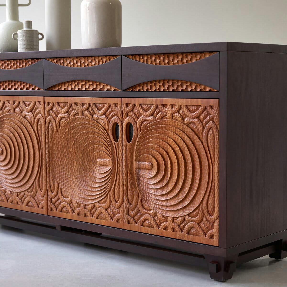 FRIDA - Buffet en acajou massif 180 cm