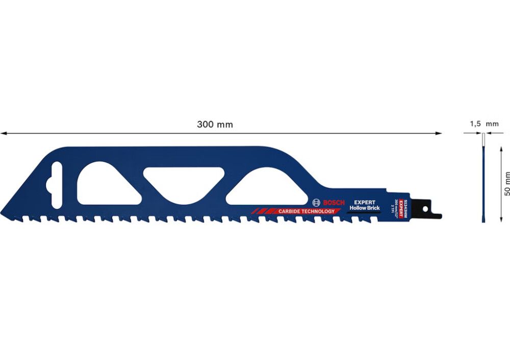 BAJONETTSAGBLAD BOSCH EXPERT HOLLOW BRICK S1243HM 250MM