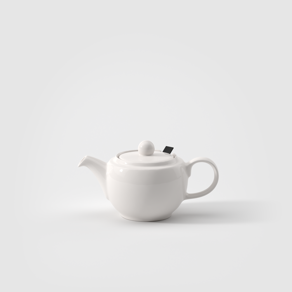 For Me Teapot - White, 17 oz, Premium Porcelain