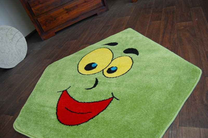Dywan PAINT pięciokąt - 1553 green koło 100 cm