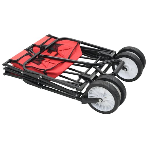 NNEVL Folding Hand Trolley Steel Red