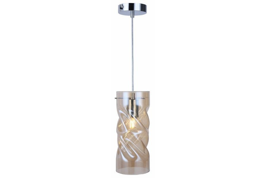 Lampa wisząca chromowana Pia 1xE27x60W wym: 120x12x12 cm Reality