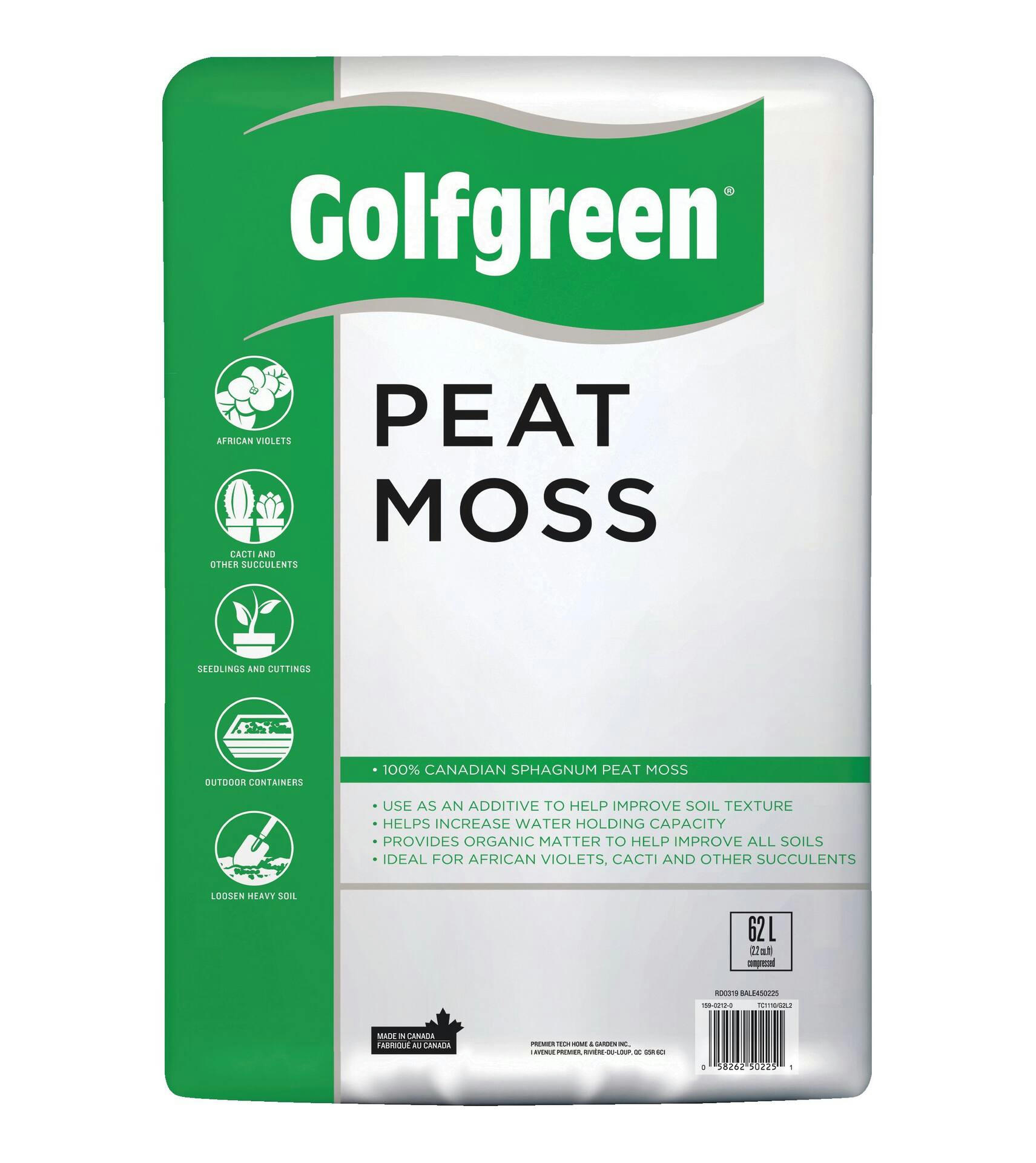 Golfgreen Moisture Control Peat Moss, 2.2-cu.ft.