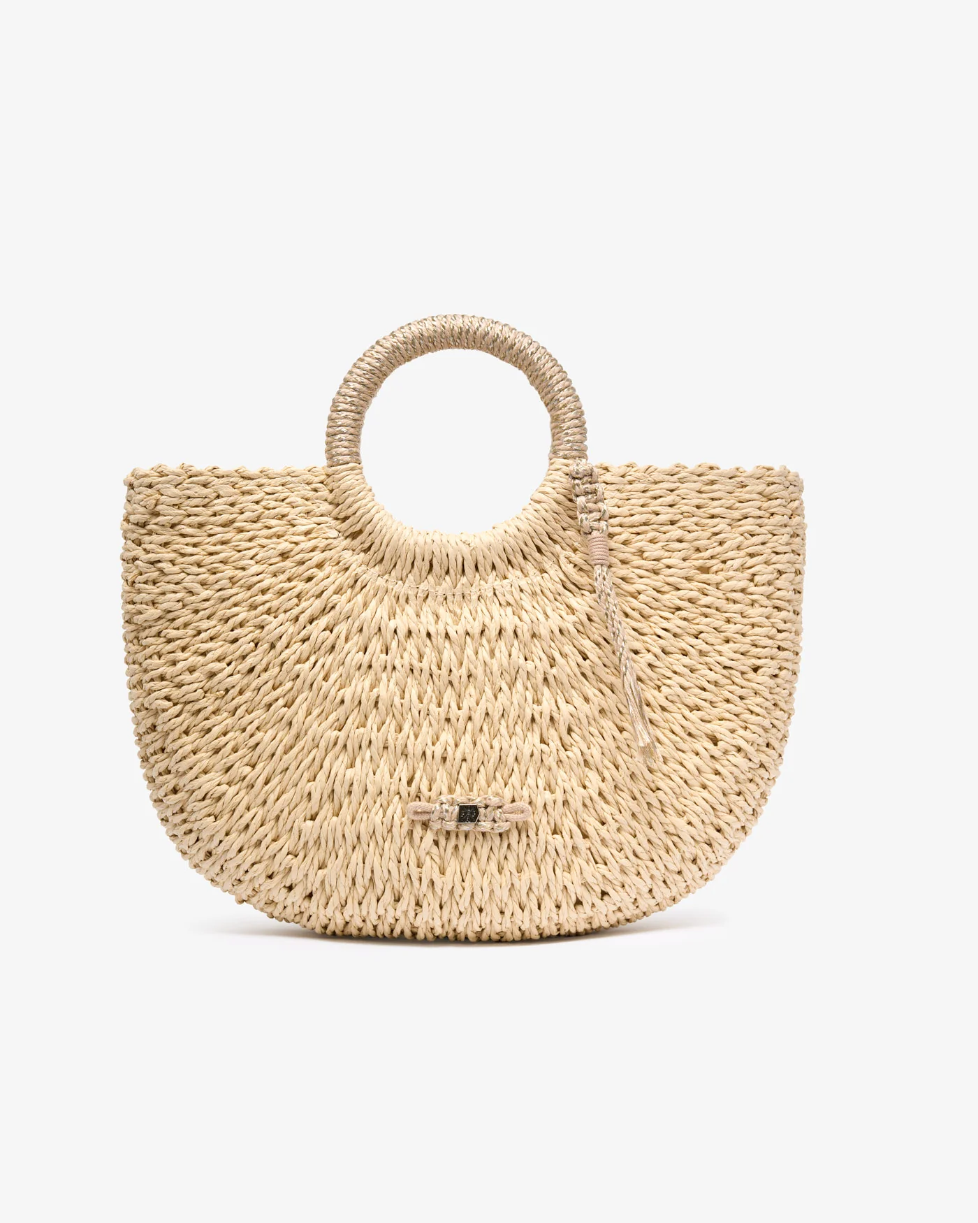 Bolso Cool L Rafia Beige
