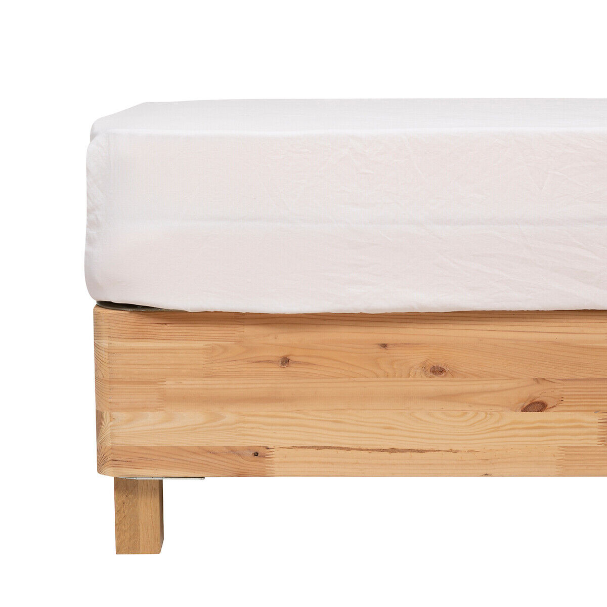 Lençol ajustável PRISCIA branco 140x190cm