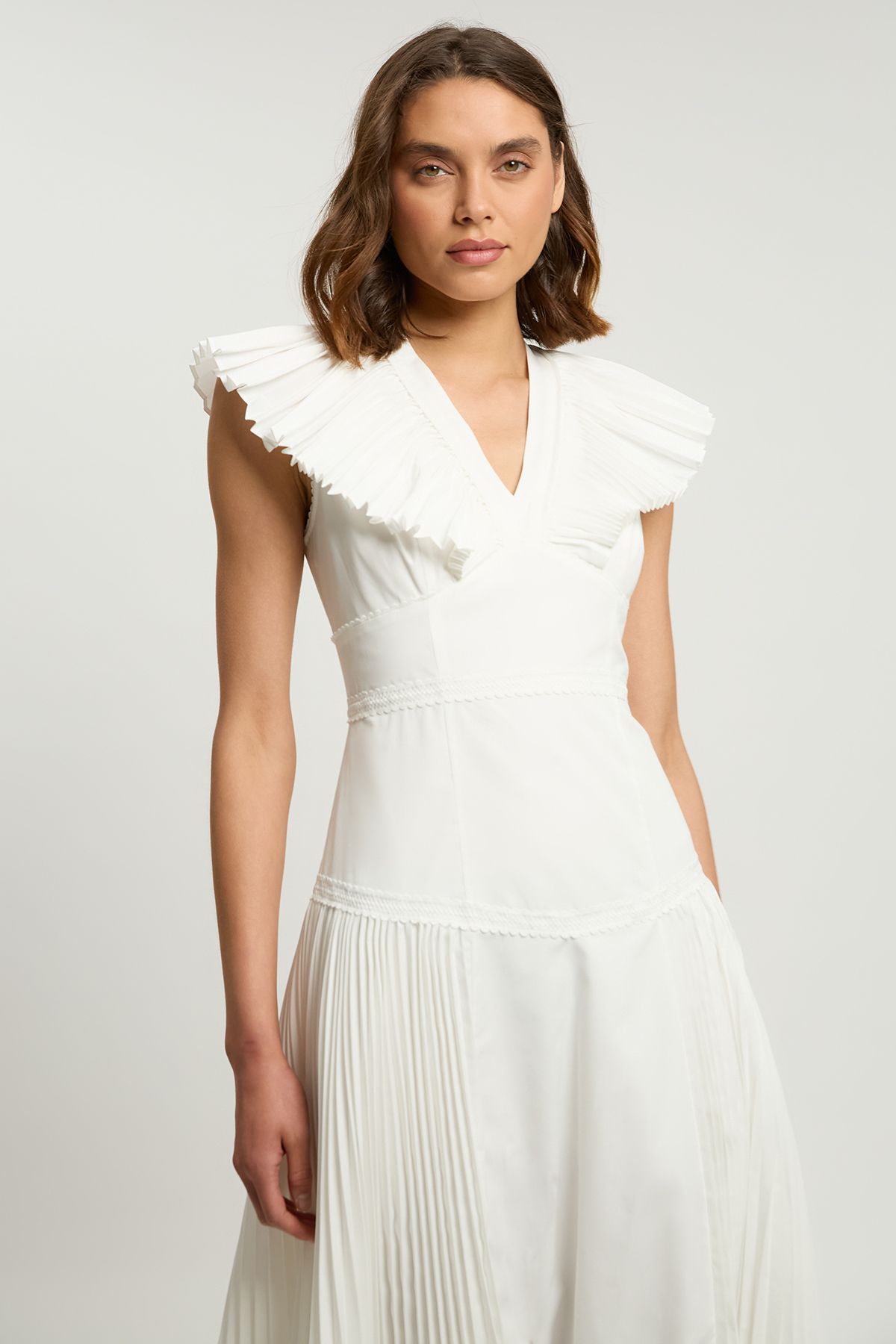 KarenMillen Ruffled Maxi Dress