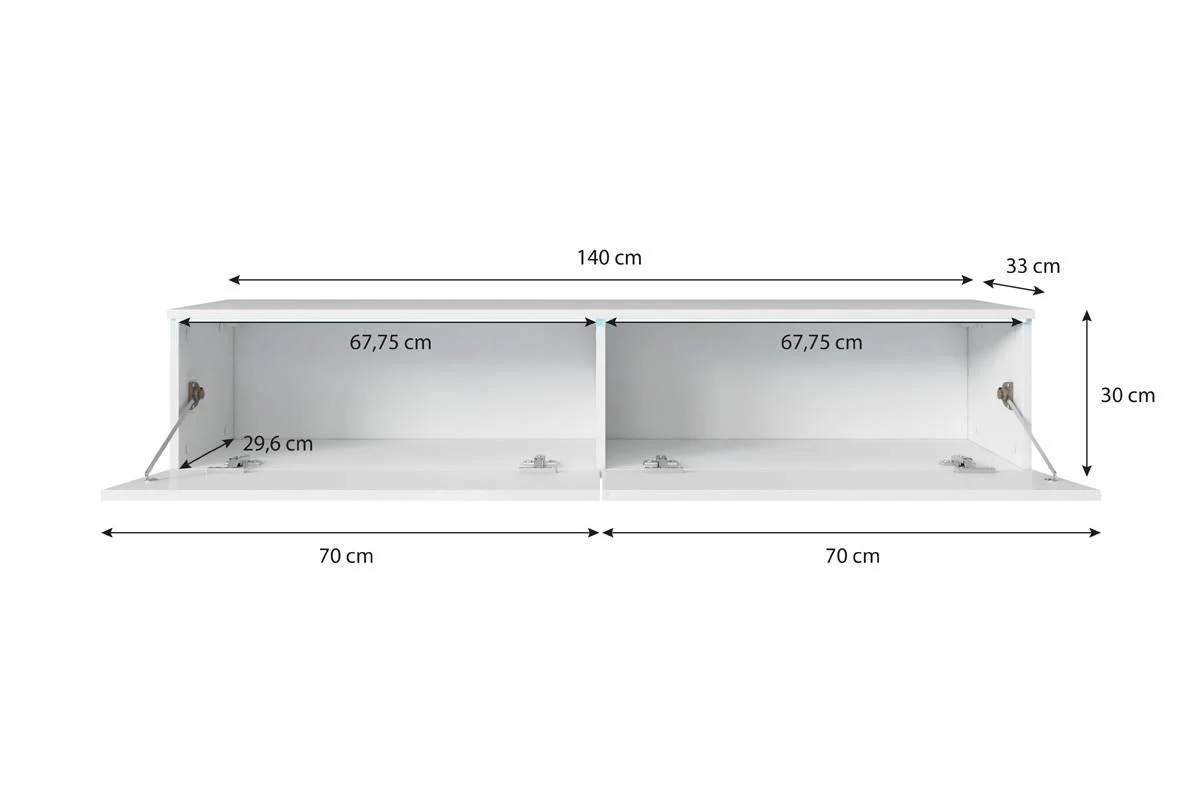 TV-meubel Kai met verlichting