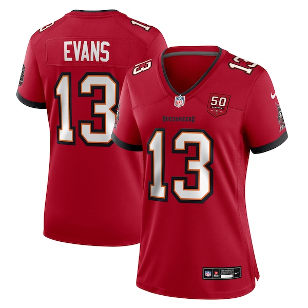 Mike Evans Tampa Bay Buccaneers Nike Women's 50th Season Team Game Jersey - Red/White