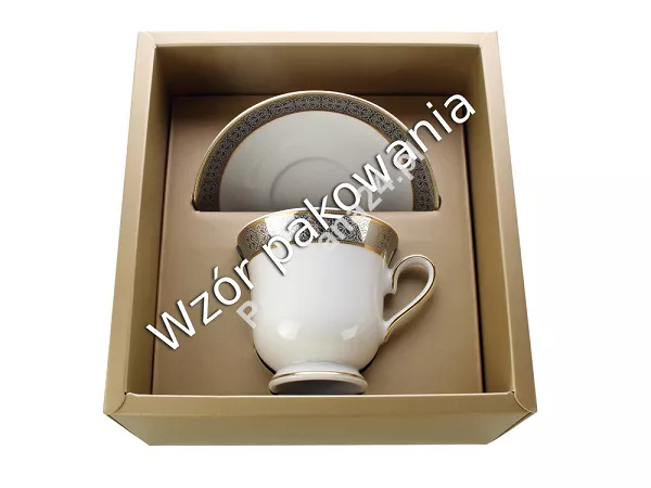 Filiżanka ze spodkiem 0,25 L / 14,5 cm (do kawy) Ćmielów - Astra G339 Ellada GIFT BOX